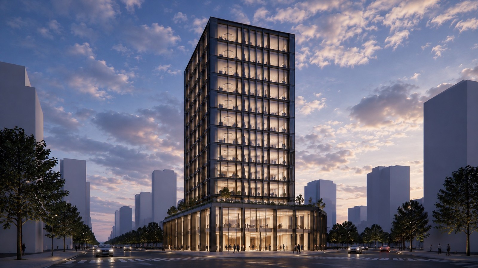 Büro-Hochhaus